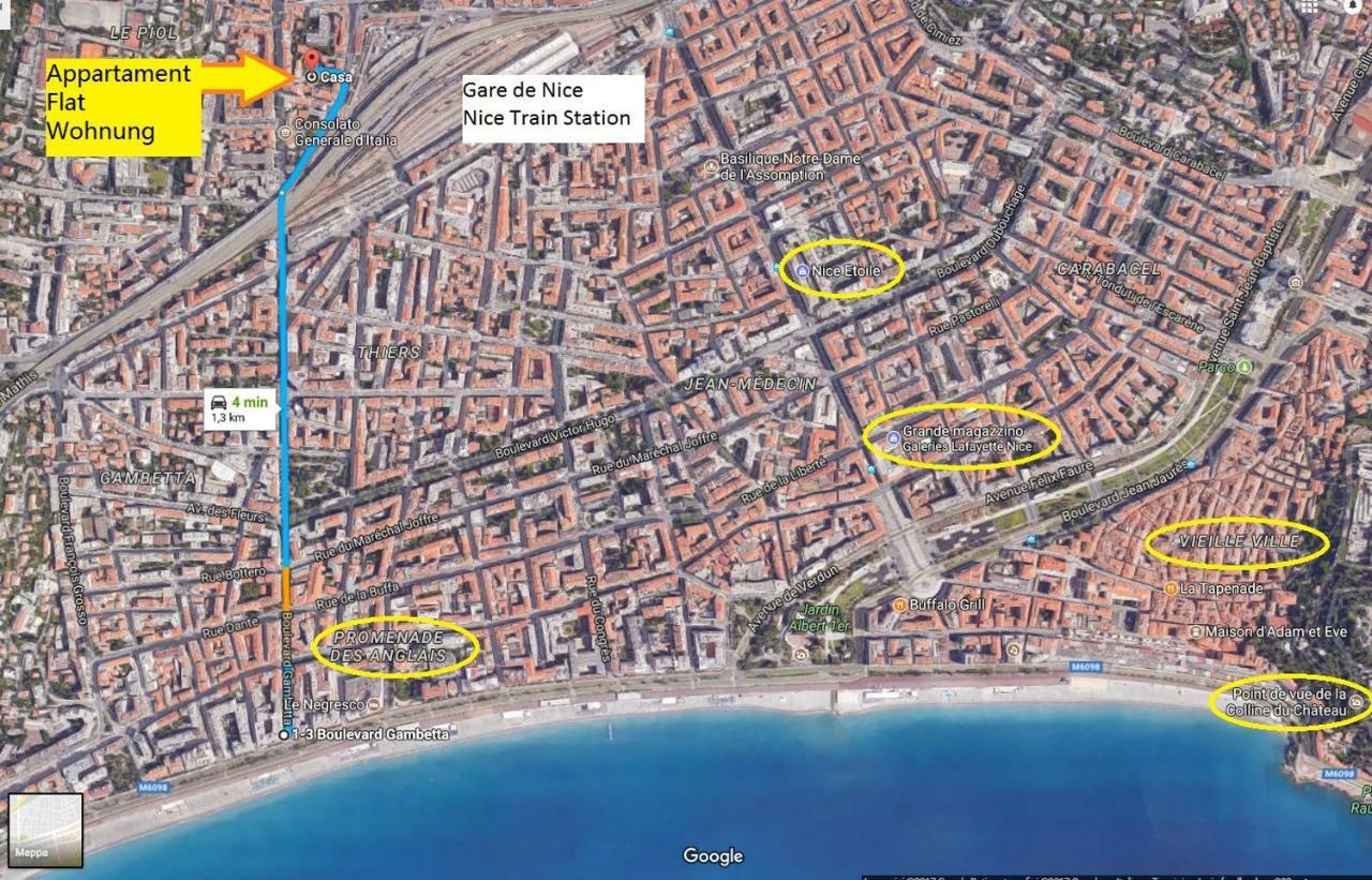 Nice/Nizza : Apartment المظهر الخارجي الصورة